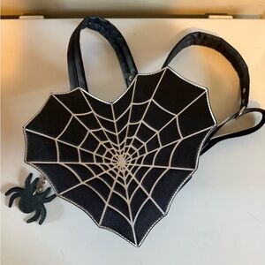 Mad Engine Spiderweb Heart Bag